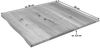 Tischplatte Baumkante Wildeiche 90 x 90 cm SESSA 76627746 Bild 2
