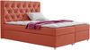 99rooms Bertrand Boxspringbett Velours MONOLITH 120x200 cm Korallenrot Bild 4