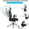 Ergonomischer Bürostuhl mit hoher Rückenlehne, Lendenwirbelstütze & 3D Armlehne Bild 5