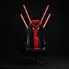 Diablo X-Player 2. 0 Gaming Stuhl Bürostuhl Gamer Chair Stoff 3D Armlehnen Ergonomisches Design Nacken/- Lendenkissen Wippfunktion Schwarz Normal (L) Bild 3