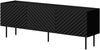 TV-Lowboard Likade 165 3D mit 3 Drehtüren (Farbe: Schwarz) Bild 2