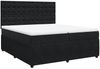 vidaXL Boxspringbett mit Matratze Schwarz 200x200 cm Samt 3292444 Bild 2