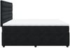 vidaXL Boxspringbett mit Matratze Schwarz 200x200 cm Samt 3292444 Bild 5