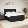 vidaXL Boxspringbett mit Matratze Schwarz 200x200 cm Samt 3292444 Bild 3