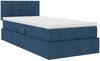 vidaXL Aufbewahrungsbett mit Matratze Blau 90 x 200 cm Holzwerkstoff 3370487 Bild 5