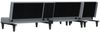 vidaXL Schlafsofa in L-Form Hellgrau 255x140x70 cm Stoff 3157226 Bild 5