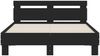 vidaXL Bettgestell mit Kopfteil Schwarz 120x200 cm Holzwerkstoff 3207428 Bild 5
