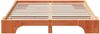 vidaXL Bettrahmen Wachsbraun 140 x 200 cm Massives Kiefernholz 872862 Bild 5
