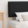 vidaXL Bettgestell mit gepolstertem Kopfteil Schwarz 80 x 200 cm 877311 Bild 3