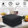 Schwarze Microfaser Küchentücher 3er Pack 40x56cm Waffelgewebe Fusselfrei Bild 4