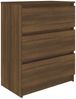 vidaXL Sideboard Braun Eichen-Optik 60x35x76 cm Holzwerkstoff 815512 Bild 2