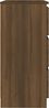 vidaXL Sideboard Braun Eichen-Optik 60x35x76 cm Holzwerkstoff 815512 Bild 4