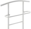 Herrendiener Stuhl Anaheim 107x45x45cm Kleiderbügel + Hosenhalter Weiß en. casa Bild 3