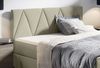 99rooms Emma Boxspringbett 180x200 cm Strukturstoff INARI Beige Bild 4