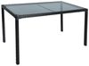 Sitzgruppe Gartenmöbel Set Rattanmöbel 4 Personen Polyrattan Gartenset Schwarz Bild 5