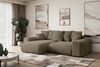 ALTDECOR Ecksofa ESKAR-L, Couch mit Schlaffunktion, Wohnzimmer - Wohnlandschaft, Corner Sofa Bett Eckcouch Couch L-Form Schlafcouch Ausziehbar Bild 3