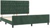 vidaXL Bettgestell mit Kopfteil Dunkelgrün 180x200 cm Samt 3125955 Bild 4