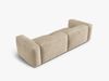 Micadoni Sofa Martina 3-Sitzer Samt Helles Beige Bild 3