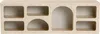 Vente-unique - TV-Möbel mit 7 Fächern - Marmor-Optik Beige - LUELA Bild 2