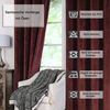 Haus und Deko Gardine Vorhang 2er Set Ösen Verdunkelung 140x245 cm Samt weich blickdicht (2 St), Ösen, Polyester Bild 2