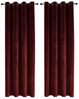 Haus und Deko Gardine Vorhang 2er Set Ösen Verdunkelung 140x245 cm Samt weich blickdicht (2 St), Ösen, Polyester Bild 4