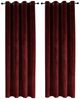 Haus und Deko Gardine Vorhang 2er Set Ösen Verdunkelung 140x245 cm Samt weich blickdicht (2 St), Ösen, Polyester Bild 5
