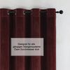 Haus und Deko Gardine Vorhang 2er Set Ösen Verdunkelung 140x245 cm Samt weich blickdicht (2 St), Ösen, Polyester Bild 3