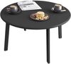 EUGAD Beistelltisch (1-St), rund, Gartentisch φ70xH40 cm, Industrial Design Bild 5