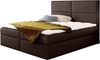 99rooms Charles Boxspringbett Kunstleder SOFT 120x200 cm Braun Bild 2