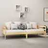 vidaXL Tagesbett mit Matratze 90x200 cm Kiefer Massivholz [3083574] Bild 3