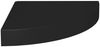 vidaXL Eck-Schweberegale 4 Stk. Schwarz 25x25x3,8 cm MDF 323900 Bild 3