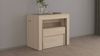 Dmora Tisch- und Stuhlset Badesi, Mehrzweckkomposition, Set mit Konsole und 1 ausziehbarer Bank, 100 % Made in Italy, 66 x 25 x 45 cm, Olmo Bild 5