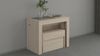 Dmora Tisch- und Stuhlset Badesi, Mehrzweckkomposition, Set mit Konsole und 1 ausziehbarer Bank, 100 % Made in Italy, 66 x 25 x 45 cm, Olmo Bild 4
