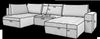 Eltap Bonito Ecksofa (Nube 3) Seite rechte Bild 3