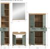 Xonox Scout Badkombination (B/H/T: 186x191x34 cm) in Salbei und Artisan Eiche Nachbildung Bild 4