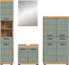 Xonox Scout Badkombination (B/H/T: 186x191x34 cm) in Salbei und Artisan Eiche Nachbildung Bild 2
