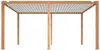 Vente-unique - AMALFI Terrassenüberdachung Metall Braun - B 300 cm x H 250 cm x L 500 cm Bild 4