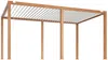Vente-unique - AMALFI Terrassenüberdachung Metall Braun - B 300 cm x H 250 cm x L 500 cm Bild 3