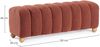 Bank Oroza aus Boucle, modernes Design, gepolstert, Ginger Rot, 120 cm, für 2–3 Personen Bild 2