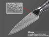 Schälmesser Damststahl, das Koch- und Küchenmesser Obstmesser Gemüsemesser V10 Bild 3
