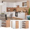 Eckhängeschrank Fame-Line Weiß Landhaus 57 cm Vicco Bild 2