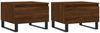 vidaXL Couchtische 2 Stk. Braun Eichen-Optik 50x46x35 cm Holzwerkstoff 830891 Bild 2