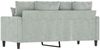 vidaXL 2-Sitzer-Sofa Hellgrau 140 cm Samt 359303 Bild 5
