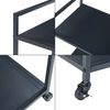 Servierwagen Lesja Metall Schwarz [en. casa] Bild 5