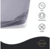 Devior Spannbettlaken Kinder Spannbetttuch 60x120 - 70x140 cm Bettlaken Tuch 100% Baumwolle, Jersey, Gummizug: Rundumgummizug, Matratzen Bezug bis 12cm Matratzenhöhe Bild 3