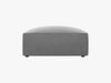 Micadoni Hocker Ruby 1-Sitzer Samt Salvador Grau Bild 2