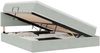 vidaXL LED-Speicherbett mit Matratze Hellgrau 160 x 200 cm Samt 3371343 Bild 2