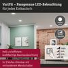Paulmann No. 93068 LED Einbaupanel Veluna VariFit IP44 3-Stufen-dimmbar rund 215mm 22W 4.000K Bild 2