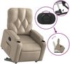 vidaXL Relaxsessel mit Aufstehhilfe Cappuccino-Braun Kunstleder 3204778 Bild 5