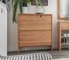 Schuhschrank 2 Klappen 82x95cm 'Stockholm' Buche massiv AV Bild 2